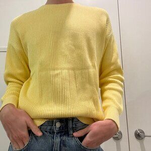 Yellow Knit Sweater